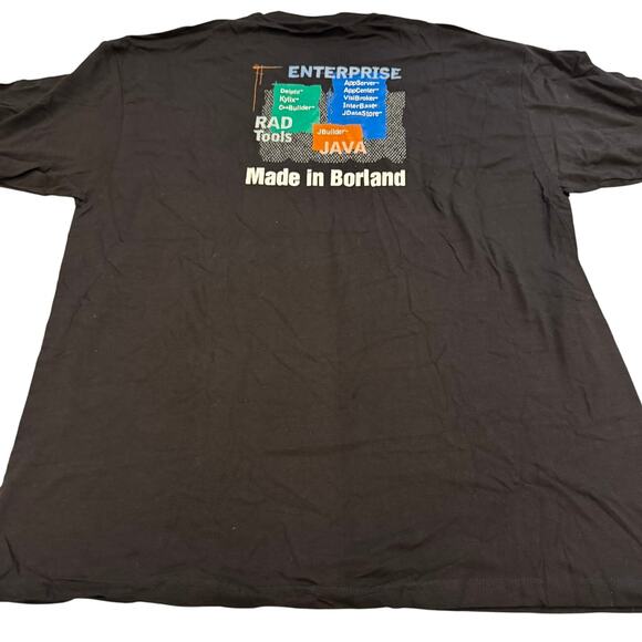 Vintage Borland Java Computer T-Shirt - Size XL - Picture 2 of 5